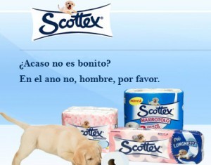 Scottex ya no fabricará papel higiénico «porque luego la gente se lo pasa por el culo»