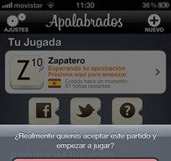 Zapatero reta a Rajoy en el Apalabrados