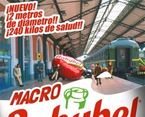 Lanzan un Macrobabybel de dos metros de diámetro