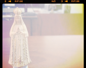 La virgen se aparece en Instagram