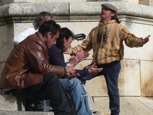 Mendigos alemanes se disfrazan de españoles para dar más pena