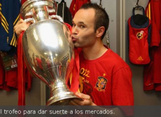 Rajoy cederá el trofeo de la Eurocopa a los mercados