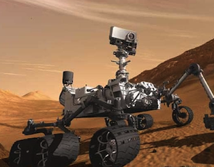 El Curiosity encuentra un globo de helio de Terra Mítica