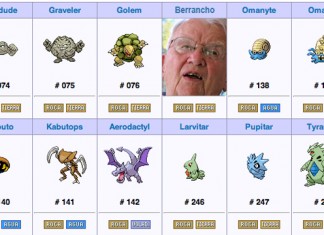 Incluyen a un español en la lista de Pokémons de roca