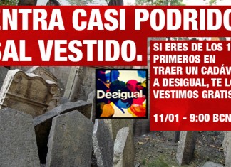 Una tienda Desigual regalará ropa a quienes traigan un cadáver desnudo para vestirlo