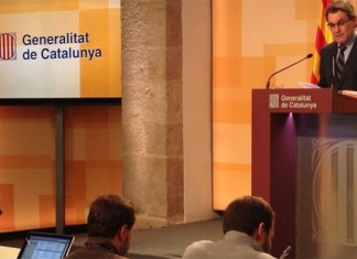 Artur Mas ha anunciado algo en catalán que por las caras de la gente parecía importante