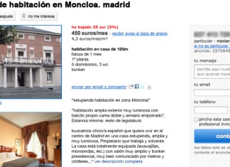 La Moncloa aparece en Idealista