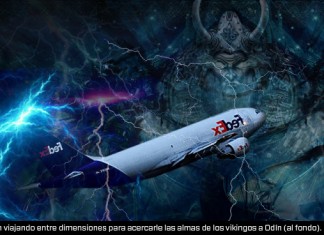 Odín prescinde de las valquirias y usa a FedEx para recoger las almas de los vikingos caídos