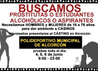 Se inician las pruebas de selección de putas y alcohólicos para Eurovegas