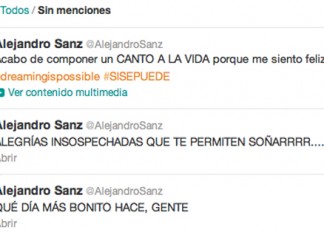 Alejandro Sanz compone un canto a la vida tras recibir un cuantioso ingreso de la SGAE