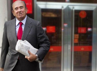 Emilio Botín, obligado a dormir en uno de sus cajeros tras discutir con su esposa