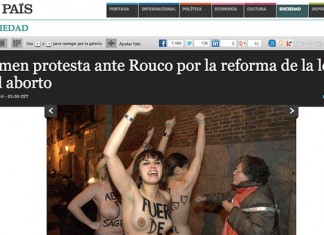 Una nueva protesta feminista permite a El País poner 15 fotos de tetas en portada