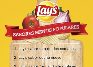 Sabores menos populares de patatas Lay’s