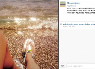 «En la playuqui #instabeach #instalove #vacaciones» gana el Fotopress 2014