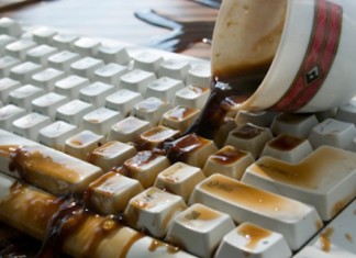 El teclado de tu ordenador informa de que no va a querer más café