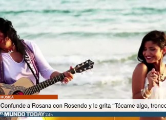 Confunde a Rosana con Rosendo y le grita «tócate algo, tronco»