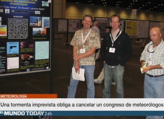 Una tormenta imprevista obliga a cancelar un congreso de meteorólogos