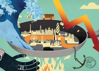 Ilustrador de El País, sin ideas para representar “el descenso del flujo de capital europeo motivado por la crisis asiática»