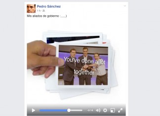 El vídeo de la amistad de Facebook indica a Pedro Sánchez con quién tiene que formar Gobierno