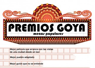 Premios Goya menos populares entre los españoles