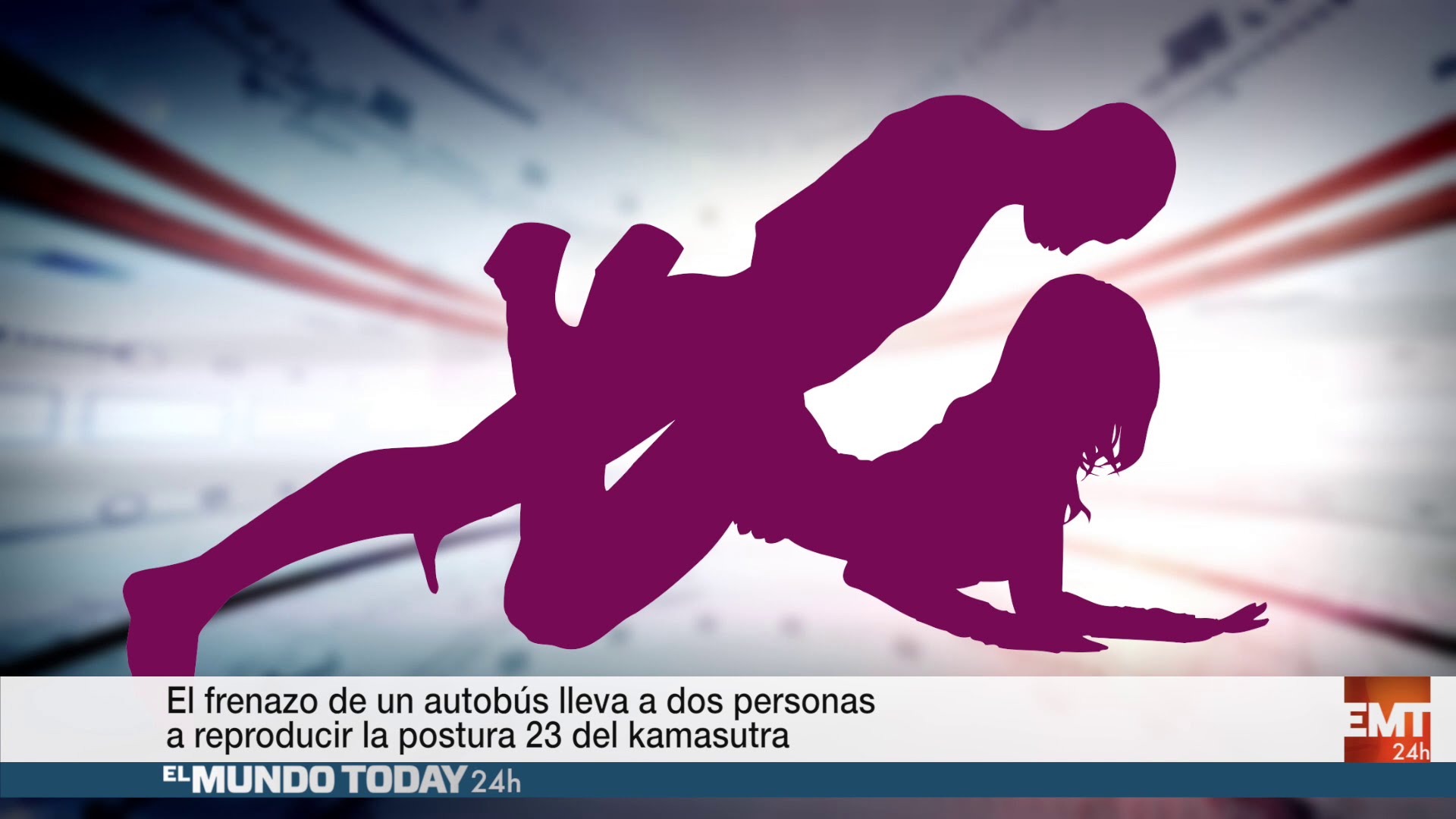 El frenazo de un autobús lleva a dos personas a reproducir la postura 23  del kamasutra | El Mundo Today