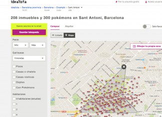 El portal Idealista incluye en los anuncios de viviendas el número de Pokémons que tiene cada inmueble