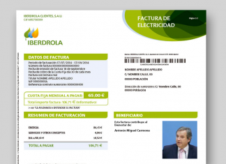 Las facturas detalladas de Iberdrola indicarán a qué político socialista se está apadrinando