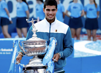 Alcaraz gana el Godó entre gritos de «¡Vamos, Rafa!»