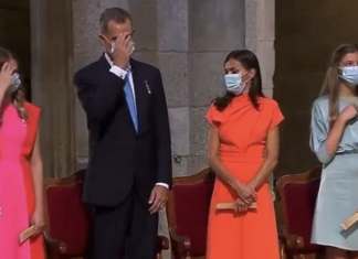 El apóstol Santiago amenaza de muerte a la reina Letizia por no santiguarse y promete «más incendios»