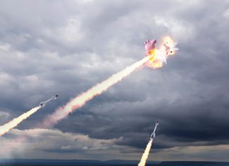 El Ejército del aire derriba un globo de helio con forma de Peppa Pig