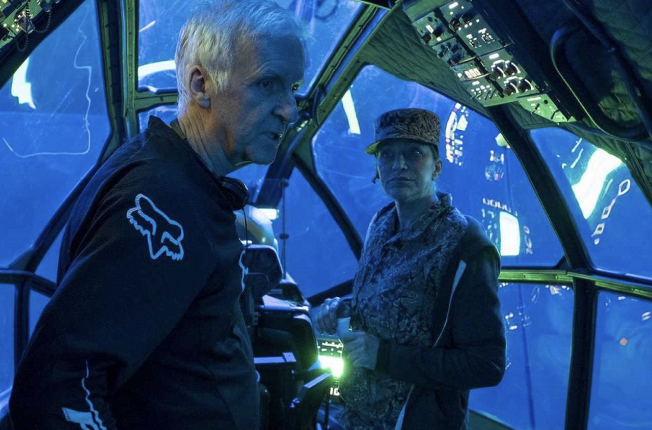 James Cameron festejó su cumpleaños bajo el agua