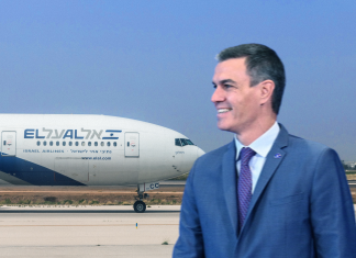 “A ver, ya estoy aquí, ¿a quién hay que amnistiar?”, pregunta Sánchez nada más bajarse del avión al llegar a Israel
