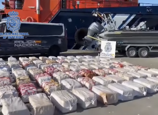 La policía arruina la Navidad de millones de españoles incautando un alijo de 7,2 toneladas de cocaína