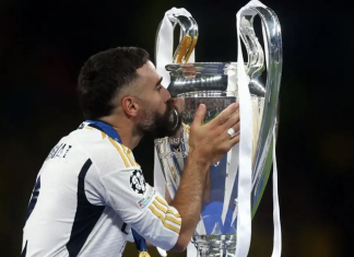 El trofeo de la Champions demanda a Carvajal por un beso sin consentimiento