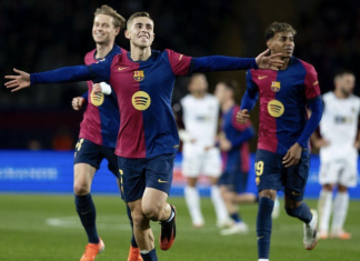 Carlos Mazón, ilocalizable durante el 7-1 del Barça al Valencia