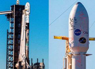 Los cohetes de SpaceX empiezan a volver del espacio con la carrocería pintarrajeada con esvásticas e insultos a Musk