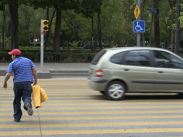 Los peatones piden más arbustos donde esconderse para cruzar por el medio de la calle sin ser vistos y potenciar el efecto sorpresa
