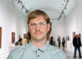 Un cuadro del Reina Sofía, incapaz de entender la cara de un visitante