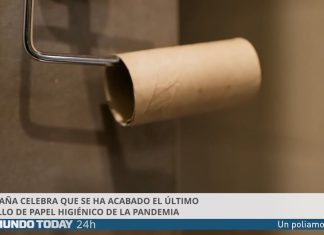 Se acabó al fin el último rollo de papel higiénico de la pandemia