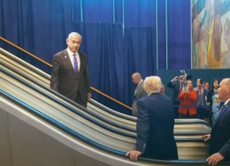 Trump recibirá a Netanyahu esta tarde en las escaleras mecánicas de la ONU, en las que sigue atrapado