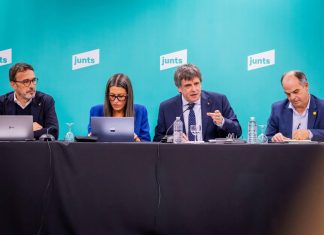 Junts avala la propuesta de Puigdemont de romper con el PSOE durante ocho segundos