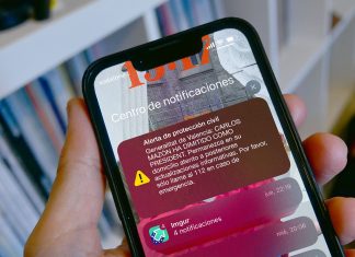 Mazón envía una alerta a los móviles de todos los valencianos para anunciar su dimisión