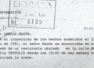Los papeles del 23F confirman que Mazón estaba comiendo en El Ventorro cuando Tejero irrumpió en el Congreso