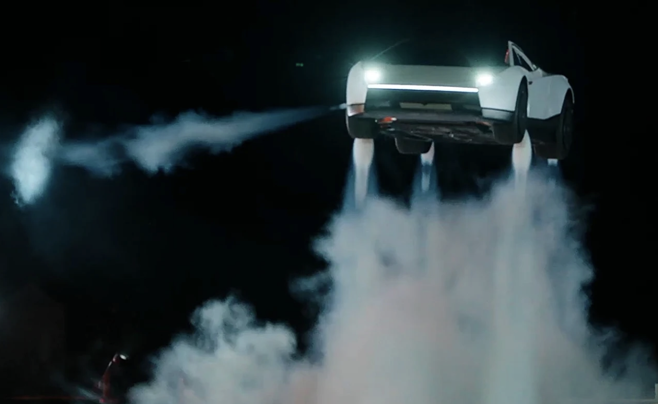 Tesla unveils Carrero White model, the second flying car in history